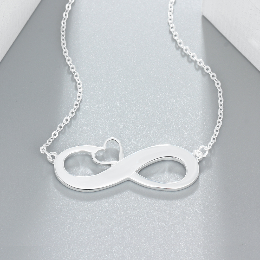 Infinity-Love-bijoux-avec-coeur-personnalis-nom-collier-925-en-argent-Sterling-colliers-et-pendentifs-bijouora