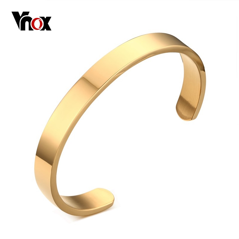 Bracelet-manchette-et-Bracelet-Vnox-pour-hommes-couleur-or-Bracelets-simples-en-acier-inoxydable-de-haute