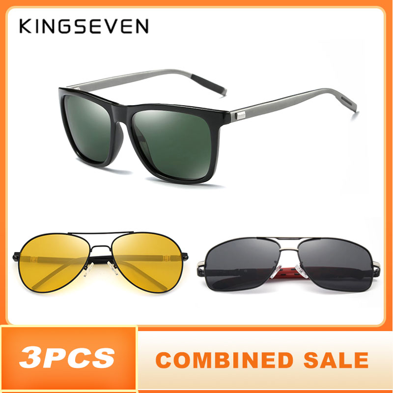 3-pi-ces-vente-combin-e-KINGSEVEN-lunettes-de-soleil-polaris-es-pour-hommes-Vision-nocturne
