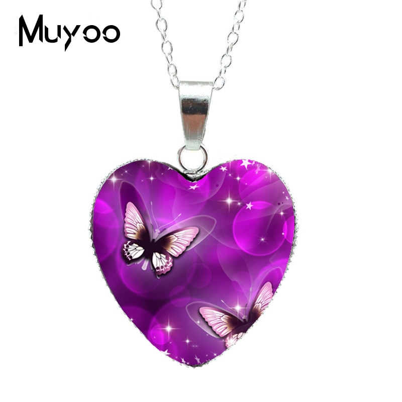 Collier-de-papillon-magique-violet-bijou-avec-pendentif-c-ur-magnifique-et-myst-rieux-HZ3-la