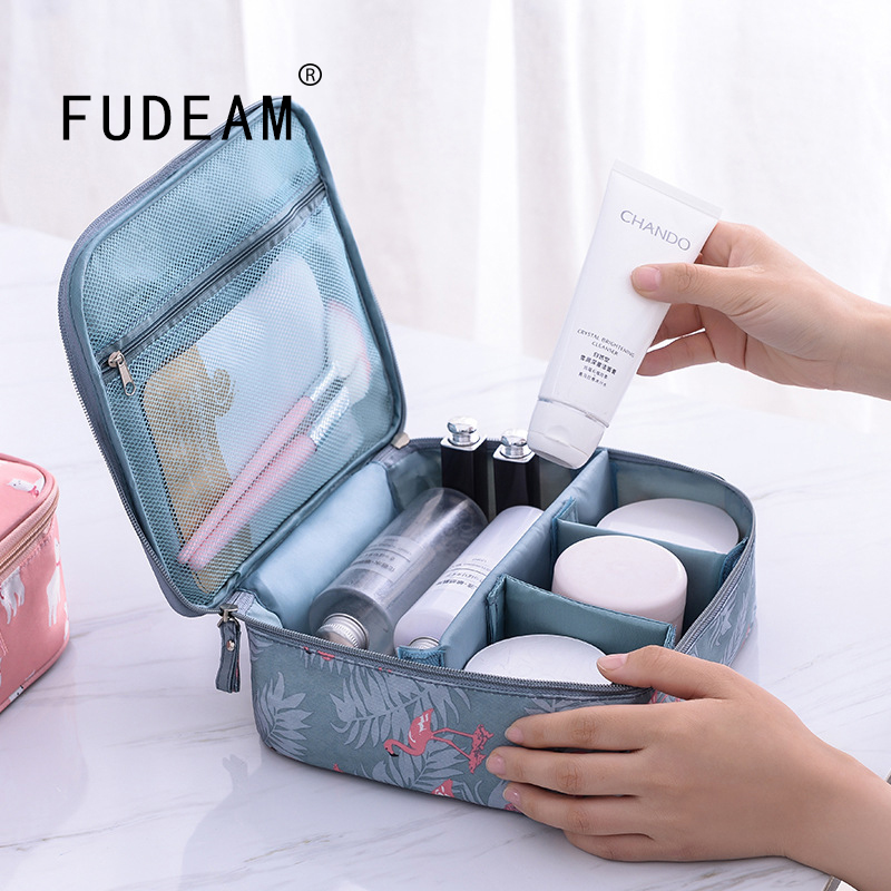 FUDEAM-sac-de-rangement-de-voyage-pour-femmes-pais-Oxford-multifonction-trousse-de-toilette-cosm-tique