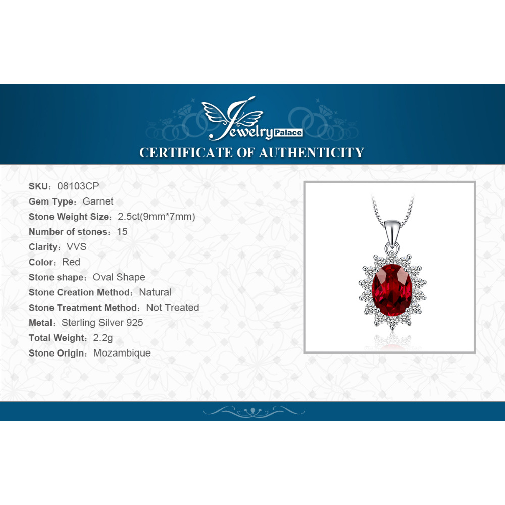 JewelpopPalace-Collier-pendentif-de-fian-ailles-en-argent-regard-925-pour-femme-grenat-rouge-naturel-Diana