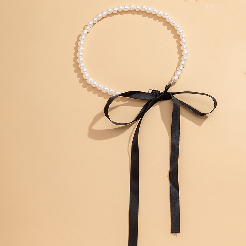 Long-collier-ras-du-cou-avec-ruban-noir-pour-femme-bijoux-de-f-te-de-mariage