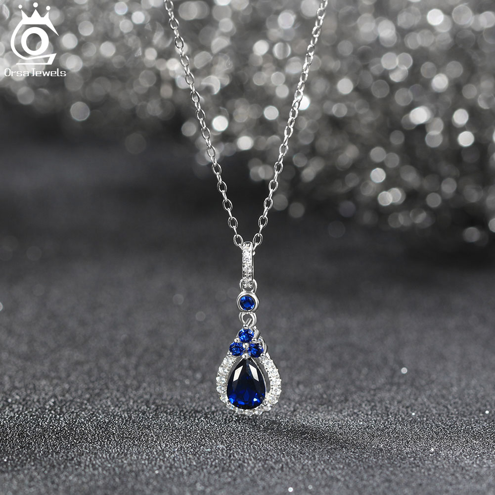ORSA-Guitar-WELS-Collier-de-luxe-en-argent-regard-925-avec-saphir-pour-femme-pendentif-brillant