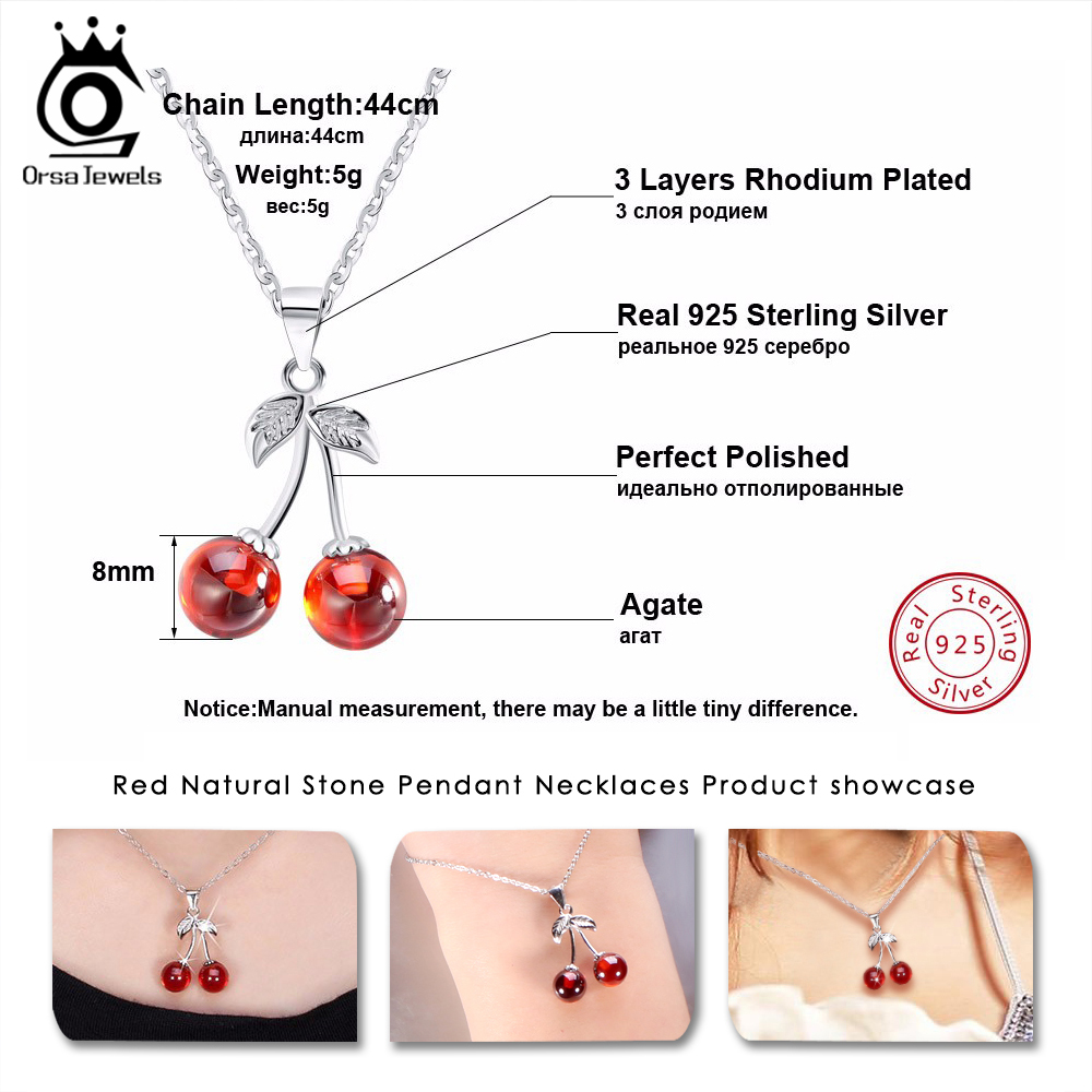 ORSA-Jewelry-collier-en-argent-Sterling-925-pour-femmes-pendentif-en-pierre-naturelle-rouge-cerise-v