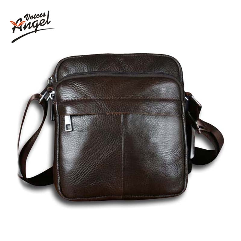 Voix-d-ange-Offre-sp-ciale-nouvelle-mode-en-cuir-v-ritable-hommes-sacs-petit-sac