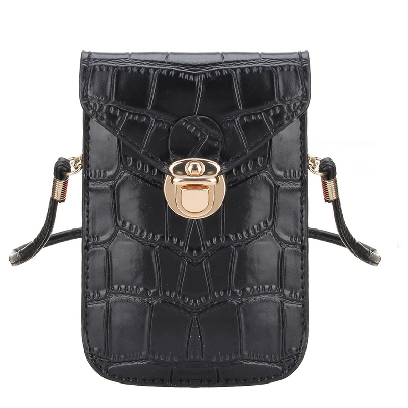 Mini-sacs-pour-t-l-phone-portable-en-argent-petit-sac-bandouli-re-en-cuir-Crocodile