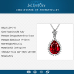 Jellystory-Collier-de-Luxe-en-Argent-925-pour-Femme-Bijoux-en-Forme-de-Goutte-d-Eau