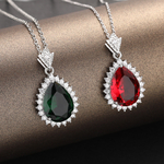 Jellystory-Collier-de-Luxe-en-Argent-925-pour-Femme-Bijoux-en-Forme-de-Goutte-d-Eau