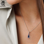 ORSA-Guitar-WELS-Collier-de-luxe-en-argent-regard-925-avec-saphir-pour-femme-pendentif-brillant