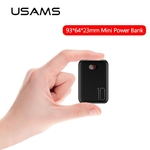 Mini-batterie-externe-10000mAh-USAMS-Powerbank-portable-batterie-externe-charge-rapide-powerbank-LED-affichage-pour-iPhone