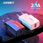Ugreen-5V-2-1A-chargeur-USB-pour-iPhone-X-8-7-iPad-chargeur-mural-rapide-adaptateur