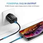 Ugreen-5V-2-1A-chargeur-USB-pour-iPhone-X-8-7-iPad-chargeur-mural-rapide-adaptateur