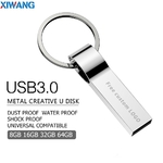 Nouveau-lecteur-flash-usb-64gb-m-tal-USB-3-0-argent-cl-pendrive-4GB-8GB-16GB
