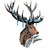 Cerf au lac