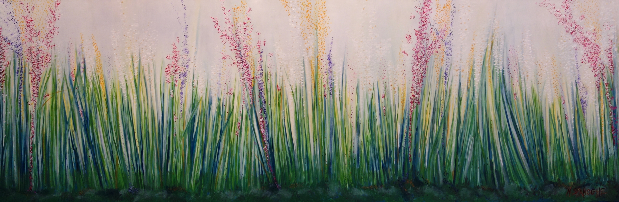 Herbes en folie (2022)50cm:150cm