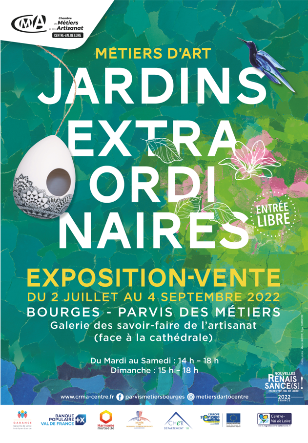affiche metiers d art jardins extraordinaires 1