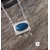 collier azurite et cuprite