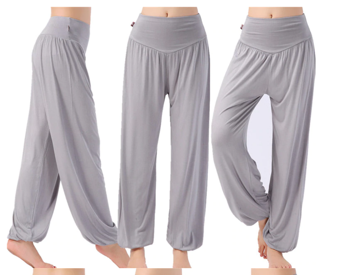 Pantalon ample grande taille - Court ou Long - M au 3XL - gris