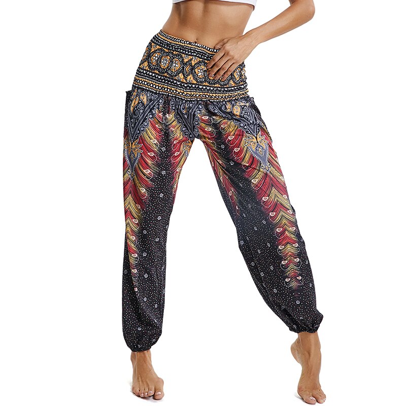 Pantalon Mandala de Yoga - Taille Unique - 10 coloris au choix