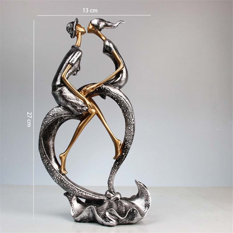 Dimensions Figurine de décoration - Statue Baiser des Amoureux