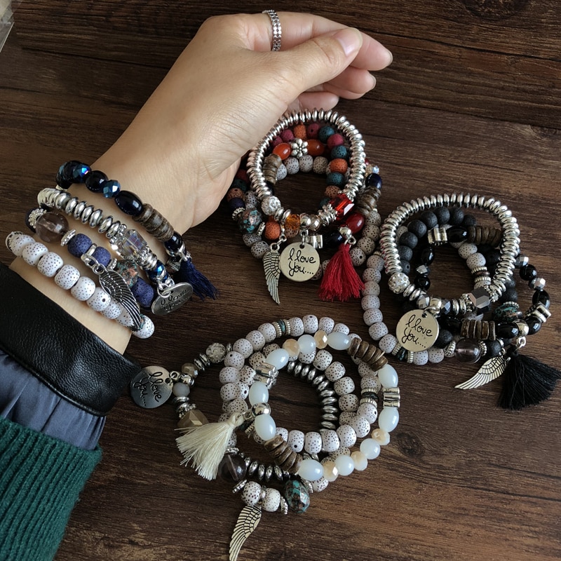Manava - Bracelets en perles naturelles