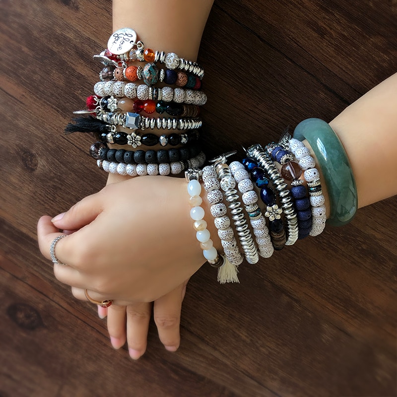 Manava - Bracelets en perles naturelles - Passion yoga