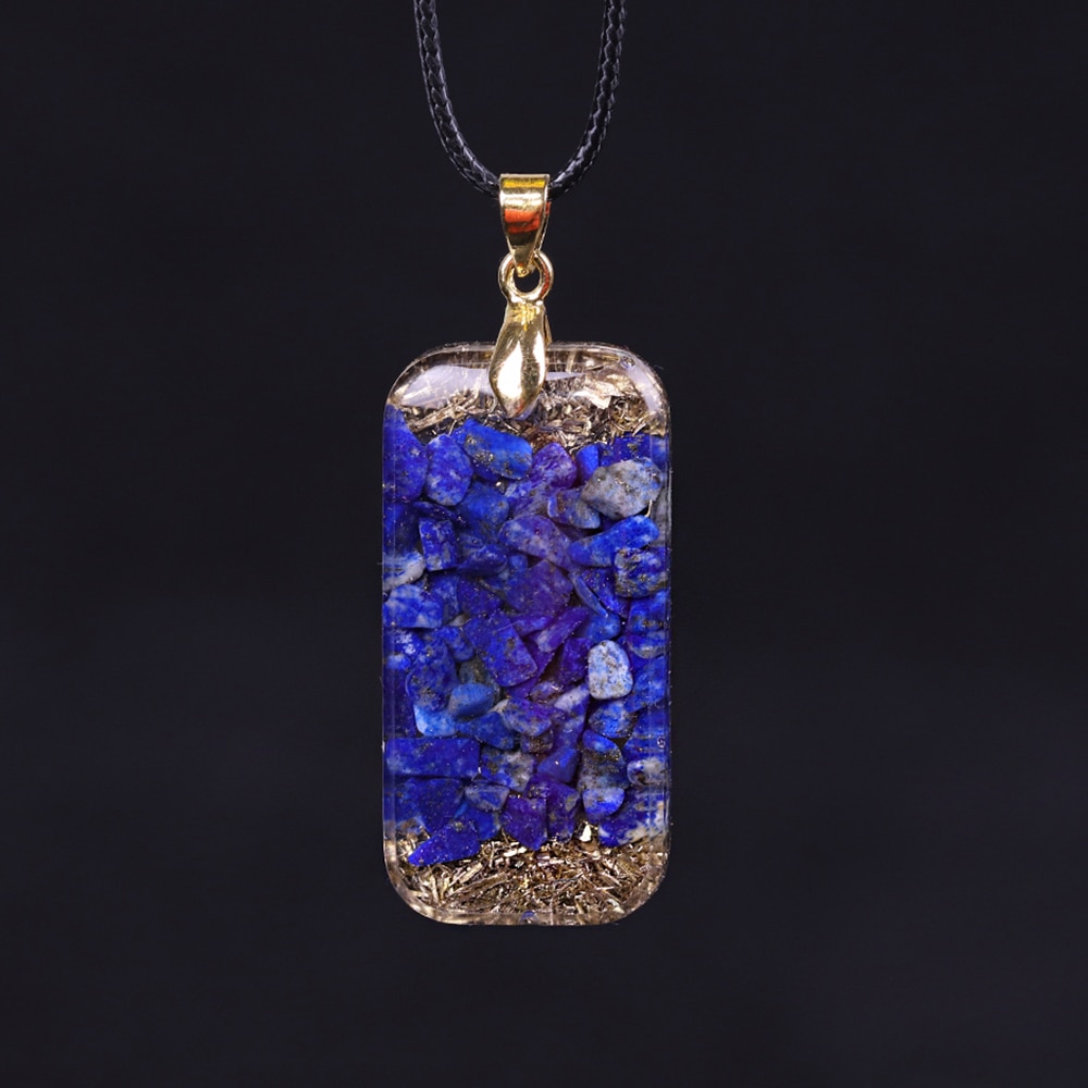 Amulette Mystérieuse - Collier en Lapis lazuli - Pour Stimuler les affaires commerciales - Passion yoga