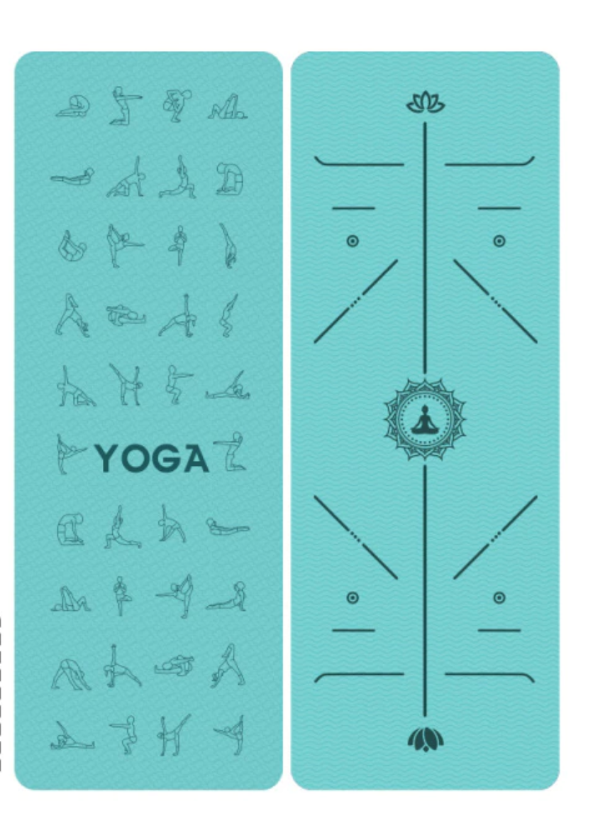 Tapis de Yoga 38 poses de yoga pas cher