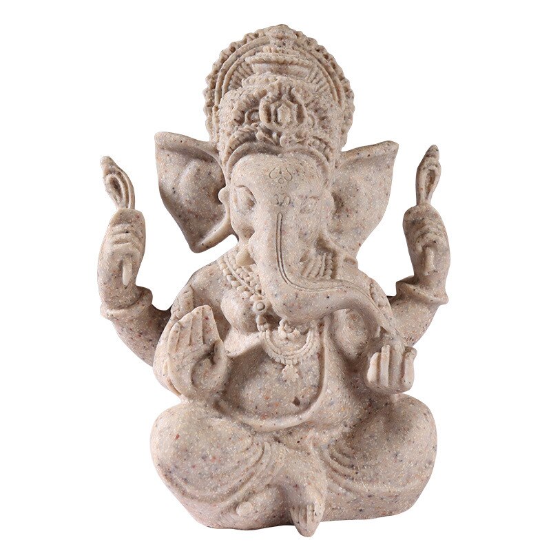 Statue-de-Religion-Ganesh-Ganesha-figurine-de-bouddha-l-phant-Hidu-dieu-Yoga-m-ditation-d