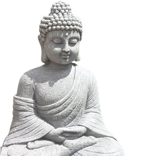 statue Bouddha assis 23 cm