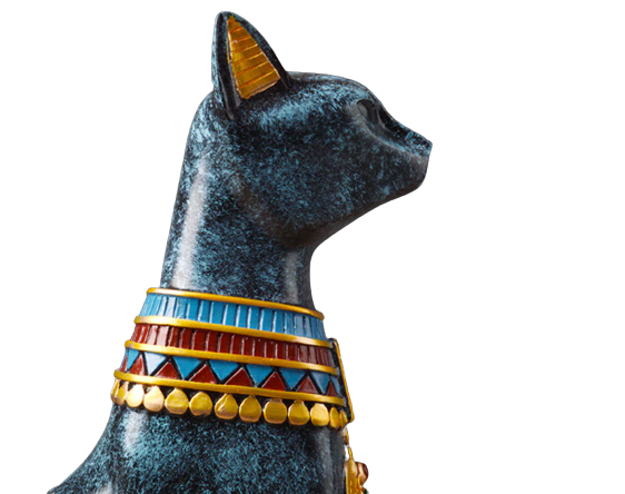 Statuette chat égyptien