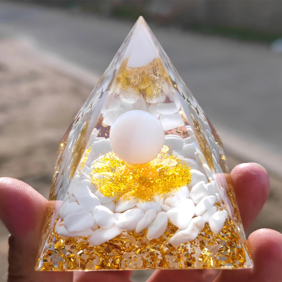 Orgonite Pyramide Anti-Stress et Fatigue
