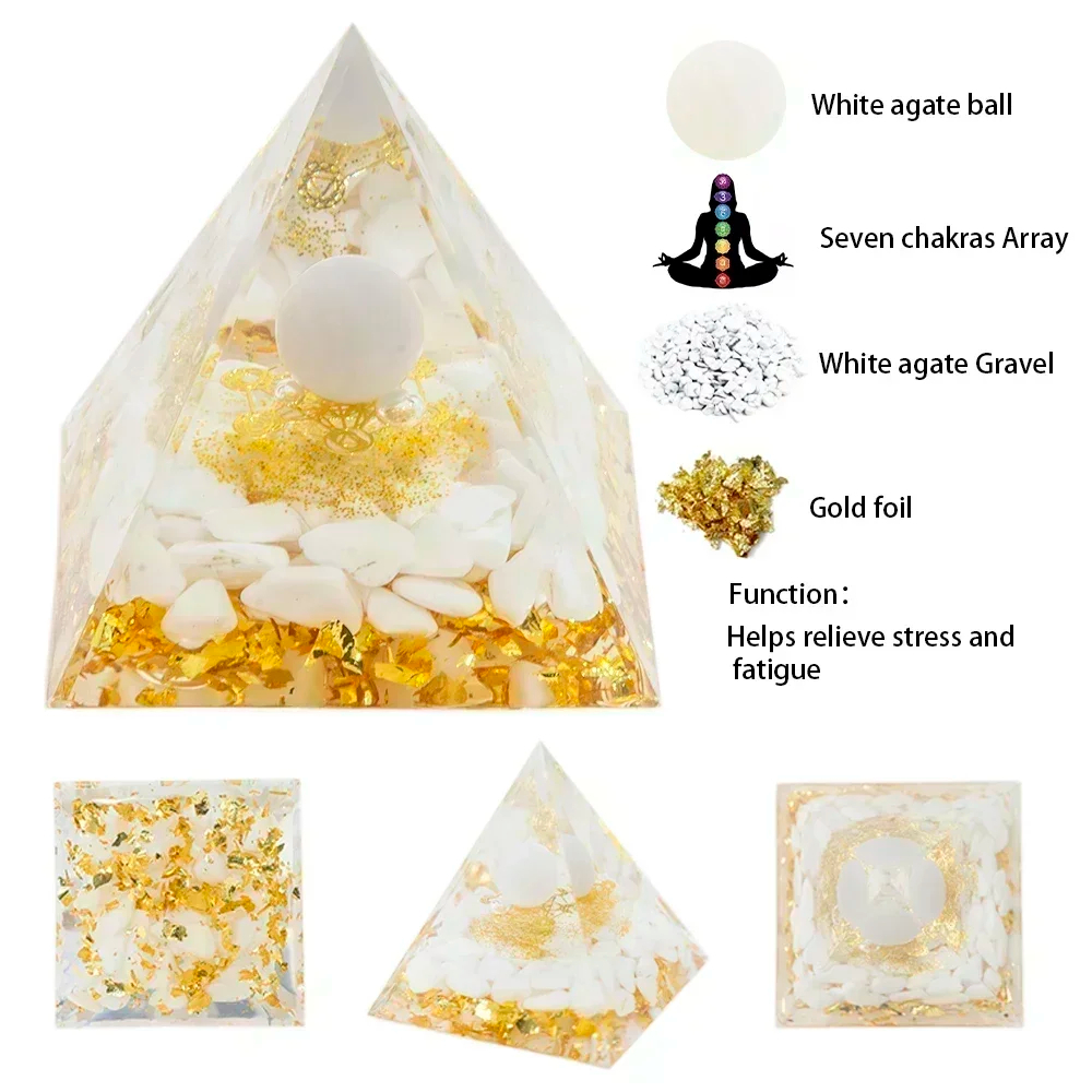 Orgonite Pyramide Anti-Stress et Fatigue - passion Yoga