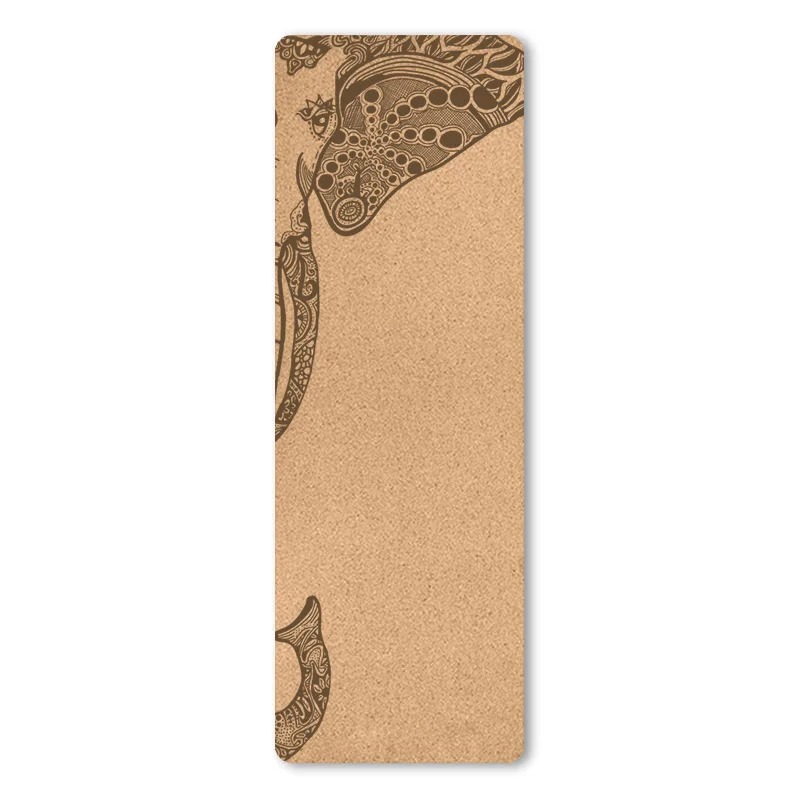 tapis de yoga liège élephant