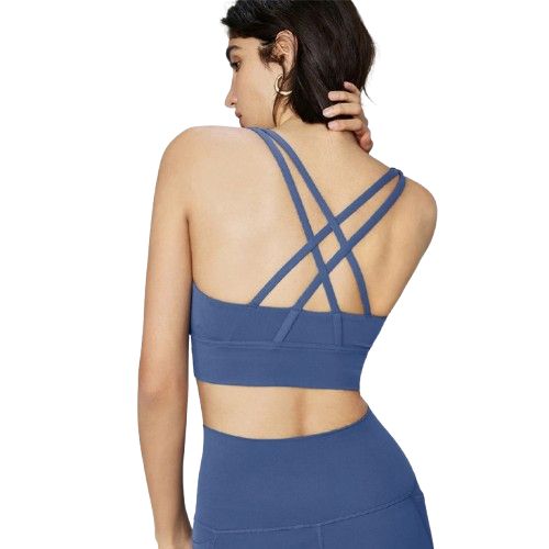 Prana-Ensemble de Yoga-bleu-gris