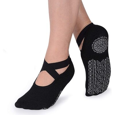 chaussettes de yoga anti-dérapantes passion yoga