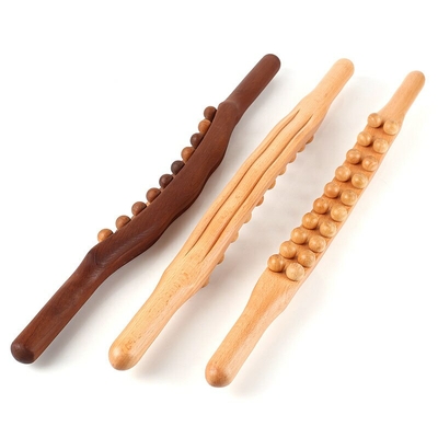 Bâton de Massage 20 perles en bois