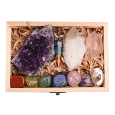 Coffret Anti-stress et Anxiété - Pierres naturelles de Guérison