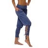 Pantalon de Yoga avec Lacets - XXL - bleu