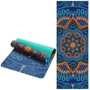Tapis de yoga effet velours - Motifs indiens - Ecolo - 6 MM - Passion Yoga