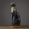 Chat-gyptien-R-sine-Artisanat-Maison-Sculpture-D-coration-R-tro-Buster-D-esse-Pharaon-Statue