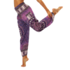 Daya harem pantalon de yoga indien boho violet