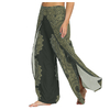 Mira - Pantalon de Yoga large fendu L Vert