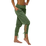 Pantalon de Yoga avec Lacets - xXL - Kaki