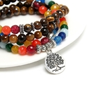 Bracelet Mala arbre de vie - 108 Perles naturelles - 6 MM