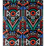 Tissu ou Nappe imprimé Tribal - Coton et Lin - 3 motifs