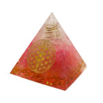 Pyramide Amour et Chance - orgone 6 cm