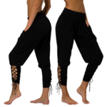 Pantalon de Yoga avec Lacets - S au 2XL - noir