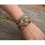 Passion yoga - DIVINE - Bracelet en pierre de Jaspe - Sécurité et confiance en soi